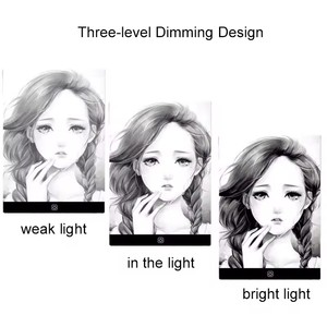 แผ่นไฟ LED โปร่งใสสำหรับวาดภาพและเขียน เครื่องมือสำหรับศิลปิน นักเรียน งานศิลปะอนิเมะ ผลิตในจีน - Product Image 6