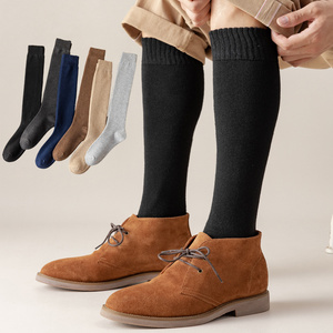 OEM Winter Tube <strong>Socks</strong> Wholesale Custom Logo <strong>Knee</strong> <strong>High</strong> Cotton Warm Length Snow Fluffy Soft Cushion Terry Crew Customizable Logo - Product Image 1
