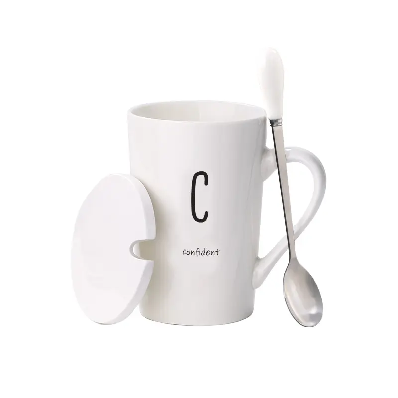 GC 12oz customized mug canecas nordic mug sublimation 11 oz coffee mug gift box set pink blank water