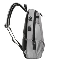 Sac à dos pour ordinateur portable avec port de charge USB et trou pour écouteurs, sac à dos antivol pour hommes, sac de voyage scolaire, logo personnalisé OEM