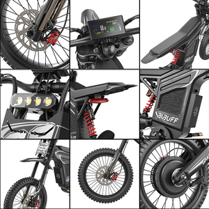 Motocicleta con Motor sin Escobillas de 72V 4000W, Batería de Litio, Velocidad de 80km/h, Alcance de 100KM, Frenos de Disco Hidráulicos, Alta Potencia 4000W, Disponible en EE. UU. y la UE - Product Image 4