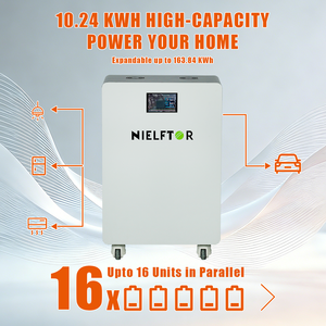 EU Stock <b>48V</b> LiFePo4 <b>Battery</b> 100AH 200AH 300Ah 600Ah 900Ah <b>Battery</b> Pack 5KWH 10KWH Lithium Iron Phosphate 51.2V Energy Storage - Product Image 3
