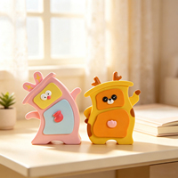 Figurine de rangement de bureau multifonctionnelle en résine, série Planètes et Animaux, motif dessin animé mignon, jouet de collection, décoration maison et bureau