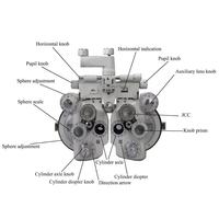 Manual Phoropter Optometry Instrument ML-500 Manual Vision Tester Phoropter Portable Digital