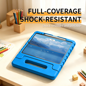 HGD Nouvelle coque souple en silicone pour enfants entièrement enveloppante pour Air 13/Pro 13 2022/2024/2025 Pro 13 avec emplacement pour stylet sur le côté droit - Product Image 2