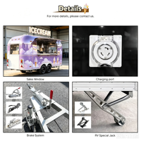 Meishike Aluminium Personnalisable pour Remorques Alimentaires Style Rétro, Stations de Pizza, Bonbons et Frites - Résistant à la Rouille, GPS
