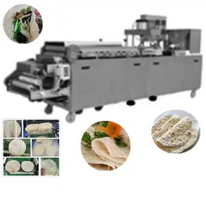 80支/分钟，平板面包机roti naan chapati机器旋转tandoori烤箱自动roti prata制造机