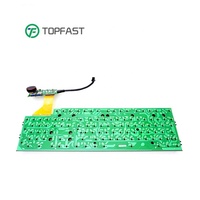 perakitan papan sirkuit tercetak pcb gh60 keyboard mekanis staggeredprinted pcb