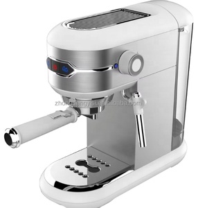 Cafetera Espresso, Cafetera de Vapor Transfronteriza, Italiana Americana, Fría y Caliente, Dos Temperaturas, Dorada/Negra/Plateada, 220V - Product Image 3