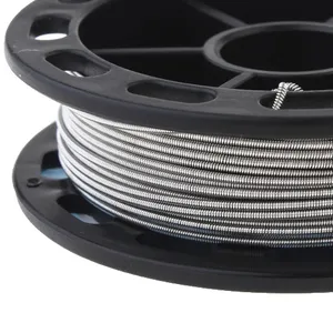 Cheap price tricore fused clapton coil wire ni80 ni90 SS316l