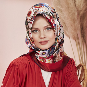 Khăn Trùm Đầu Cotton Indonesia RM109 Tudung Khăn Trùm Đầu <span class=keywords><strong>Batik</strong></span> Bán Buôn Gamis Muslim - Product Image 6
