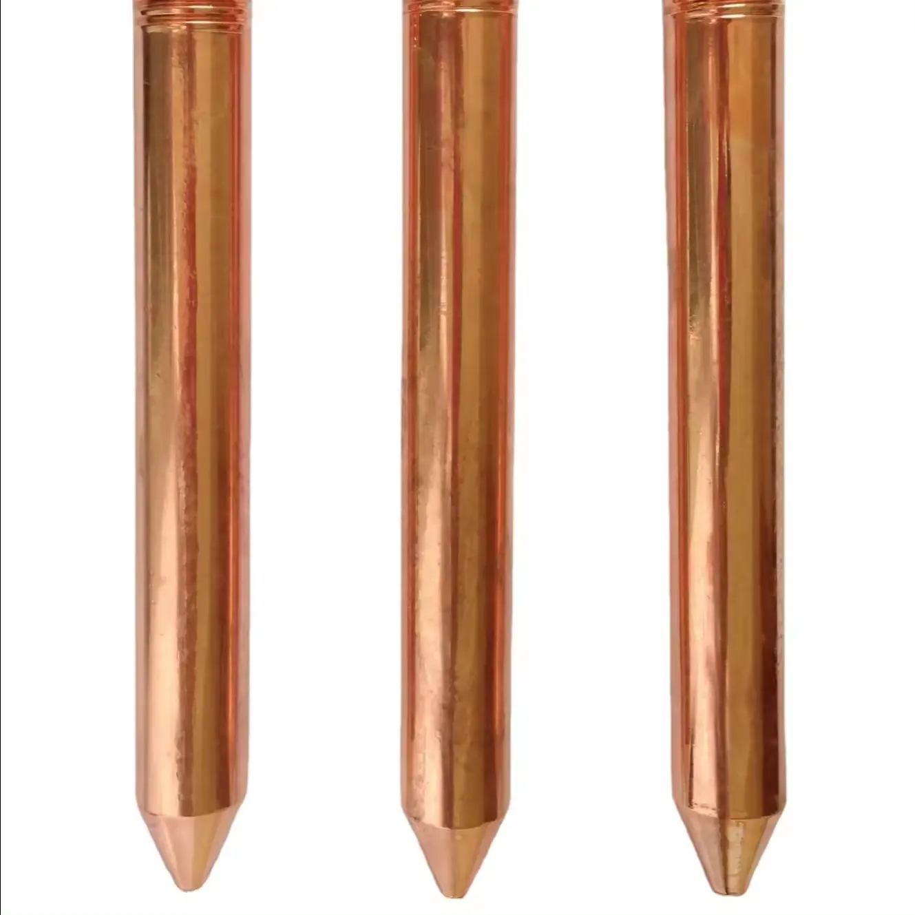 Custom Size Threaded Copper Grounding Rod