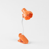 Mini lampe de lecture Orange à clip, lampe de table