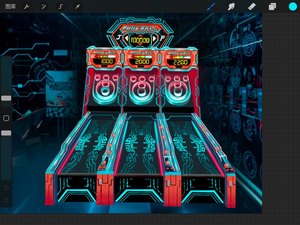 Neofuns trong nhà Arcade đồng tiền hoạt động trò chơi máy giải trí điện cán Bowling vé mua lại trò chơi - Product Image 2
