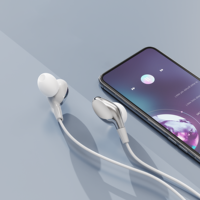 Promo Panas YooKiE YK70 Earphone Kabel Type-C dengan Mic Stereo HD Tahan Air IPX-4 Kabel 1.2M Plastik ABS Hitam