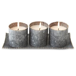 Bougeoir votif antique pour centre de table et décoration intérieure en aluminium et verre T-Light Bougeoir Candélabre - Product Image 3