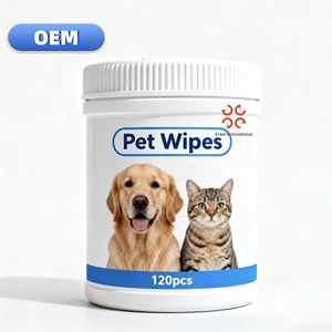 Lingettes nettoyantes pour animaux de compagnie, nettoyage quotidien en profondeur, naturelles, sans parfum, personnalisées pour chiens et chats - Product Image 5