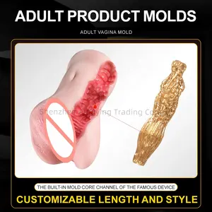 Male Sex Toys Male Masturbator Lifelike 12cm 3D Textured Interior Vagina Mold For Masturbation Cup Stroker