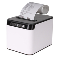 Printer struk POS 80mm, Printer kuitansi termal USB 80mm dengan laci uang pemotong otomatis, Printer dapur restoran untuk ESC/POS