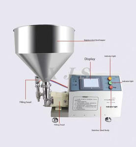 Confiture à haute viscosité <span class=keywords><strong>sauce</strong></span> au curry beurre d'arachide tahini <span class=keywords><strong>foie</strong></span> <span class=keywords><strong>gras</strong></span> lait condensé fromage viande remplissage Rotor pompe machine de remplissage - Product Image 5