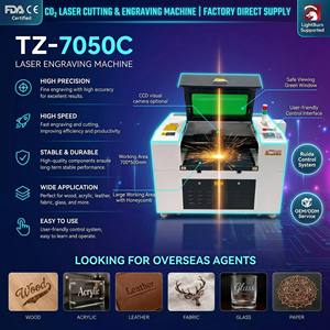 Macchina per Incisione e Taglio Laser <span class=keywords><strong>CO2</strong></span> 7050 60W/80W/100W per Acrilico, Pietra, Metallo, Vetro, Compensato - Nuova - Product Image 1