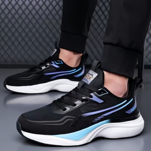 Zapatillas de Running para Hombre 2026, con Cordones, Nuevo Estilo, Diseño de Malla Ultraligera, Transpirables, con Amortiguación, Suela Suave, para Todas las Temporadas - Product Image 3