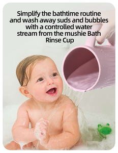 Ý Tưởng Sản Phẩm Mới 2024 24Oz Thân Thiện Với Môi BPA FREE Silicone Bé Rửa Cup Xử Lý Bé Tắm Rửa Chén Biểu Tượng Tùy Chỉnh - Product Image 5