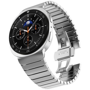Bracelet à Boucle Papillon en Acier Inoxydable pour <span class=keywords><strong>Samsung</strong></span> <span class=keywords><strong>Galaxy</strong></span> <span class=keywords><strong>Watch</strong></span> 8, Bracelet Métallique 316L pour Montre Connectée - Product Image 1