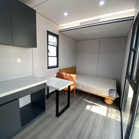 Maisons modulaires préfabriquées internationales, conteneurs maritimes modifiés pour l'extérieur