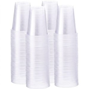 Vaso Desechable de Plástico Transparente al por Mayor, 5oz 170ml, Vaso de Agua Personalizado de PP, Vaso Desechable de Plástico Duro Transparente - Product Image 1