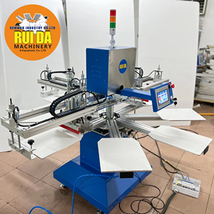 Máquina Automática de Serigrafía, Tamaño de Paleta 250x300mm, Máquina de Impresión de Marcas con 8 Estaciones para Taller - Product Image 3