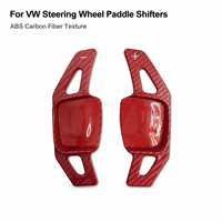 Couvre-pale de levier de vitesse en ABS à motif carbone pour VW Golf 8 Tiguan Passat CC Touareg, adhésif décoratif