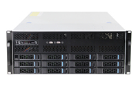 Boîtier Gpu Châssis serveur Carte 4Gpu 4U 12Bay 12Gb Boîtier de serveur personnalisé Support Crps Psu Gpu Enclosure