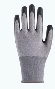 15 Gauge Guaranteed Quality Wholesale Long Lasting <strong>Gloves</strong> Customized Logo Safety Nitrile Foam Dotted Comfort <strong>Grip</strong> Work <strong>Gloves</strong> - Product Image 2