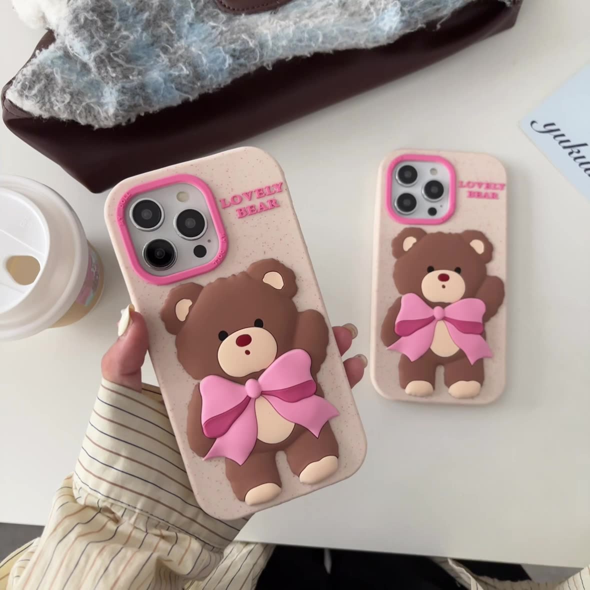 Cute Teddy Bear Phone Cases Protect Your Device Style