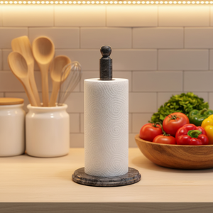 현대 북유럽 디자인 블랙 수조 롤 핸디 천연 대리석 종이 수건 홀더 주방 화장실 - Product Image 4