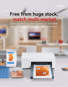 Xách tay mini Máy in nhiệt cho ảnh da in ấn điện thoại trở lại đầy màu sắc thăng hoa bảo vệ màn hình máy cắt làm TPU - Product Image 3