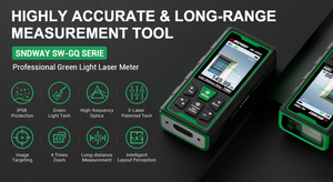 SW-80GQ Sndway Green Line กล้องวัดระยะด้วยเลเซอร์ ระยะ 500 ฟุต/เมตร สำหรับการสำรวจอาคาร - Product Image 3