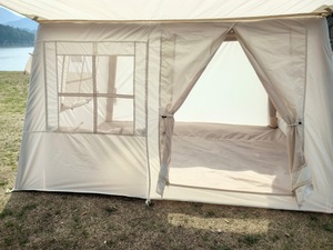 Tente gonflable monocouche quatre saisons à ouverture rapide automatique, portable, pliable, pour le camping en extérieur, en tissu Oxford - Product Image 6