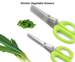 <span class=keywords><strong>Ciseaux</strong></span> à légumes multi-couches pour oignon vert, coupe-herbes à cinq couches, <span class=keywords><strong>ciseaux</strong></span> de cuisine en acier inoxydable à trois couches - Product Image 5