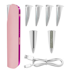 Depiladora Sónica Dermaplane de <span class=keywords><strong>3</strong></span> Velocidades Recargable, Herramienta de Dermaplaning para Eliminar el Vello Facial y el Vello de la Barbilla con 6 Cuchillas de Repuesto - Product Image 1