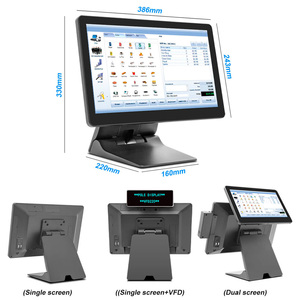 Système de point de vente tactile à double écran 15,6+11,6 pouces, machine tout-en-un, prend en charge l'insertion et le retrait des disques durs M.2 et 2,5 - Product Image 5