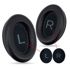 Nouveau remplacement de coussinets en cuir d'agneau polyester pour casque supra-auriculaire <span class=keywords><strong>sans</strong></span> <span class=keywords><strong>fil</strong></span> <span class=keywords><strong>Bose</strong></span> QuietComfort 45 QC45 QuietComfort SE - Product Image 5