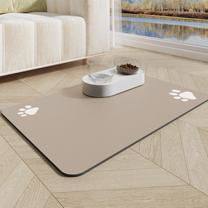 Kingtale, suministros personalizados para mascotas, accesorios para perros, alfombrilla de alimentación para mascotas, sin manchas, alfombrilla dispensadora de agua para perros de secado rápido - Product Image 5