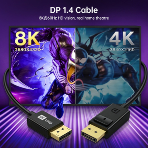 Câble DP 1.4 8K UHD 32,4 Gbps pour Home Cinéma, Jeux, Moniteur, Projecteur - Product Image 4