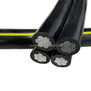 Câble Aérien Groupe en Suspension en Aluminium Isolé XLPE 4x70mm² Câble de Service Aérien Basse Tension 2x16mm² pour la Construction et la Distribution - Product Image 5