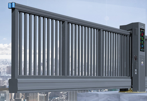 Porte coulissante cantilever |   Porte de sécurité industrielle |   Porte de garage automatique pour usine et entrepôt - Product Image 5