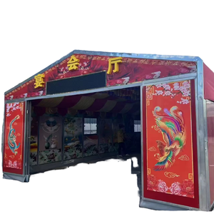 Tente de mariage chinoise traditionnelle Dragon Rouge Phénix, imperméable >3000 mm, structure en aluminium, <span class=keywords><strong>chapiteau</strong></span> mobile pour banquets - Product Image 1
