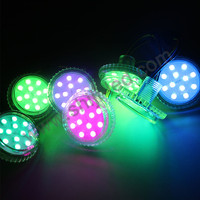 Module LED RGB plat 50 mm pour divertissement, type Pixel UCS2903, avec 12 LED, lumière ponctuelle cabochon