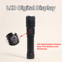Lampe torche LED super lumineuse rechargeable Type-C, charge rapide, mini lampe torche portable, étanche IPX7, modes haute/moyenne/basse